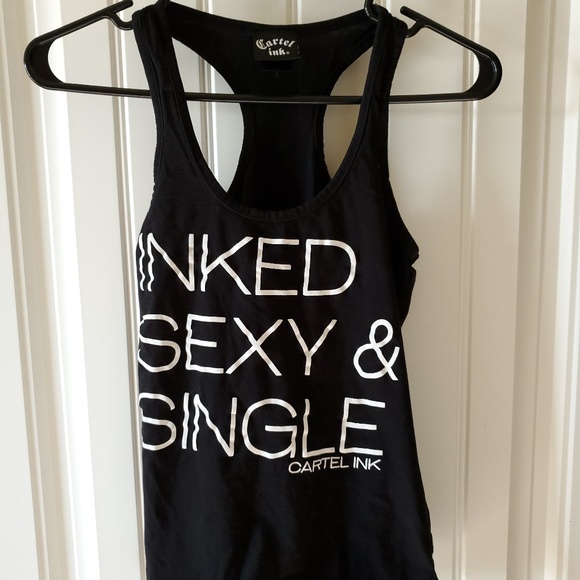 cartel ink Tops - 4/$20 Inked Sexy & Single Tank